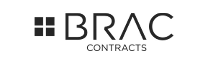 Customer logo - BRAC Contracts black and white