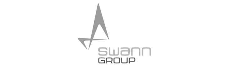 Customer logo - Swann group black and white