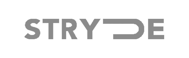 Customer logo - Stryde black and white
