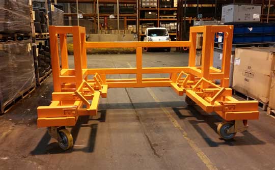 Tractor tyre stillage for CNH Industrial in Basildon, Essex